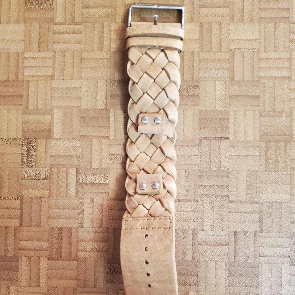 Women's FOSSIL Leather Watch Band